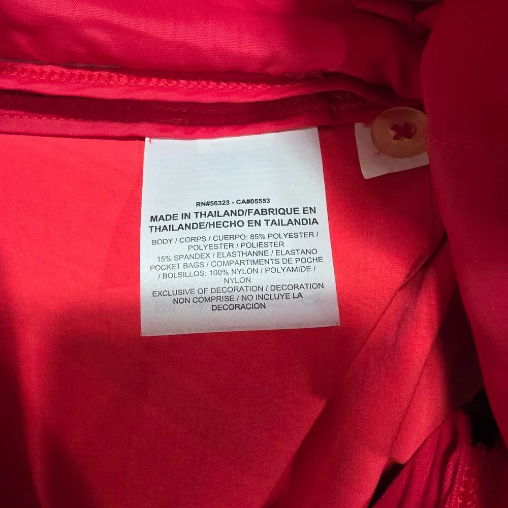 Nike Golf Tour Performance Red Skort Medium 10 Removable Shorts Pockets‎